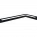 Каминная решетка Kratki LUFT SF угловой правый графитовый 40x80x9