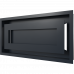 Камінна решітка Kratki WIND графітова 22x45