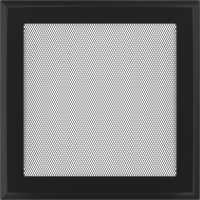 Камінна решітка Kratki Oskar чорна 22x22