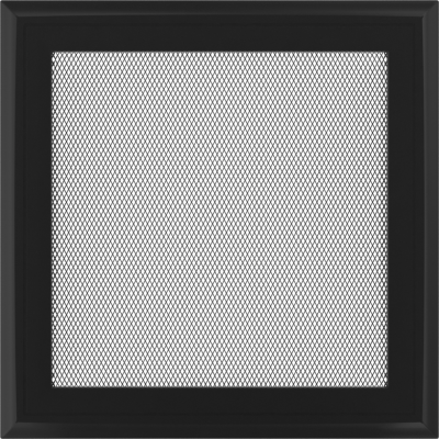 Камінна решітка Kratki Oskar чорна 22x22