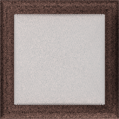 Камінна решітка Kratki Oskar мідна фарбована 22x22