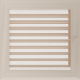 Каминная решетка Kratki Oskar кремовая с жалюзи 22x22