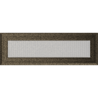 Каминная решетка Kratki Oskar черно-золотая 11x32
