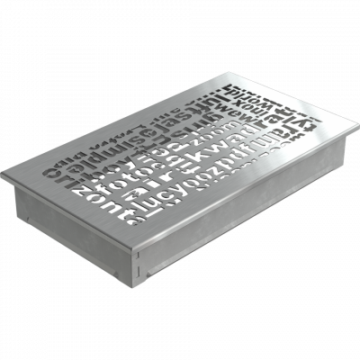 Каминная решетка Kratki ABC шлифованная 17x30