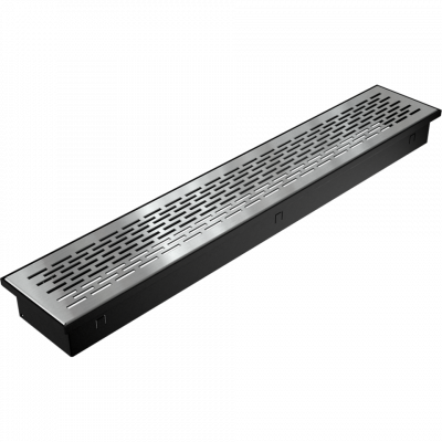 Каминная решетка Kratki FLOOR шлифованная 9x60