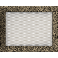 Каминная решетка Kratki черно-золотая 22x30