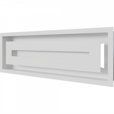 Камінна решітка Kratki WIND біла 17x49