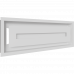 Камінна решітка Kratki WIND біла 17x49