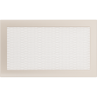 Камінна решітка Kratki кремова 22x37