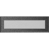 Каминная решетка Kratki Oskar черно-серебряная 11x32