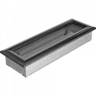 Камінна решітка Kratki Oskar чорно-срібна 11x32