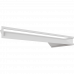 Каминная решетка Kratki LUFT SF угловой левый белый 80x40x9