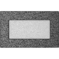 Каминная решетка Kratki черно-серебряная 11x17