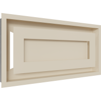 Камінна решітка Kratki WIND кремова 22x45