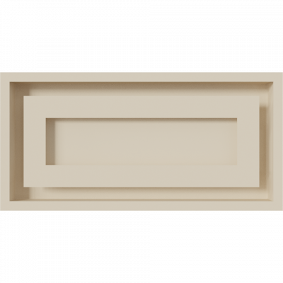 Камінна решітка Kratki WIND кремова 22x45