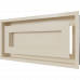 Камінна решітка Kratki WIND кремова 22x45
