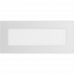 Камінна решітка Kratki біла 11x24