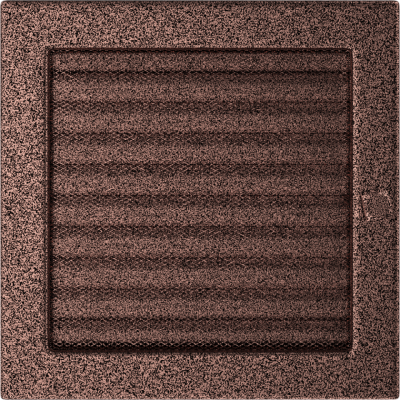Каминная решетка Kratki медная с жалюзи 22x22