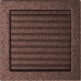 Каминная решетка Kratki медная с жалюзи 22x22