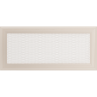 Камінна решітка Kratki Oskar кремова 17x37