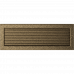 Каминная решетка Kratki черно-золотая с жалюзи 17x49