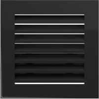 Каминная решетка Kratki FRESH черная 17x17