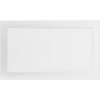 Камінна решітка Kratki біла 22x37