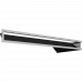 Каминная решетка Kratki LUFT SF угловой левый шлифованный 80x40x9