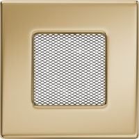 Каминная решетка Kratki позолоченная 11x11