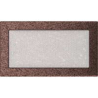 Камінна решітка Kratki мідна 17x30