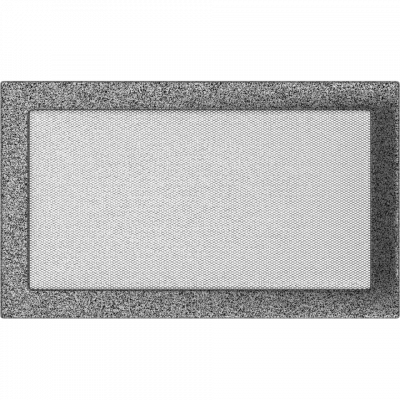 Каминная решетка Kratki черно-серебряная 22x37