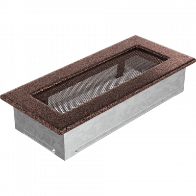 Камінна решітка Kratki мідна 11x24