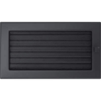 Каминная решетка Kratki графитовая с жалюзи 17x30