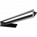 Каминная решетка Kratki LUFT SF угловой правый черный 40x80x9