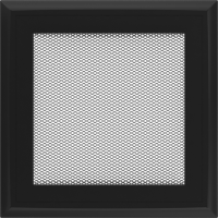 Камінна решітка Kratki Oskar чорна 17x17