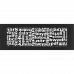 Камінна решітка Kratki ABC чорна 17x49