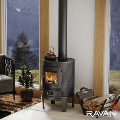 Чугунная печь Ravan Monaco