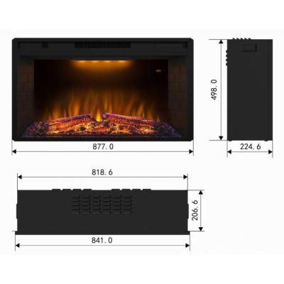 Электрокамин Royal Goodfire 33W LED