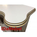 Портал IDaMebel Dallas White з патиной-золото