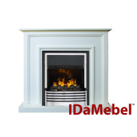 Каминокомплект IDaMebel Adele Белый Flagstaff