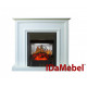 Каминокомплект IDaMebel Adele Белый Majestic Black