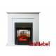 Каминокомплект IDaMebel Francheska Белый Majestic Black