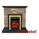Камінокомплект IDaMebel Gemma Brown Majestic Brass