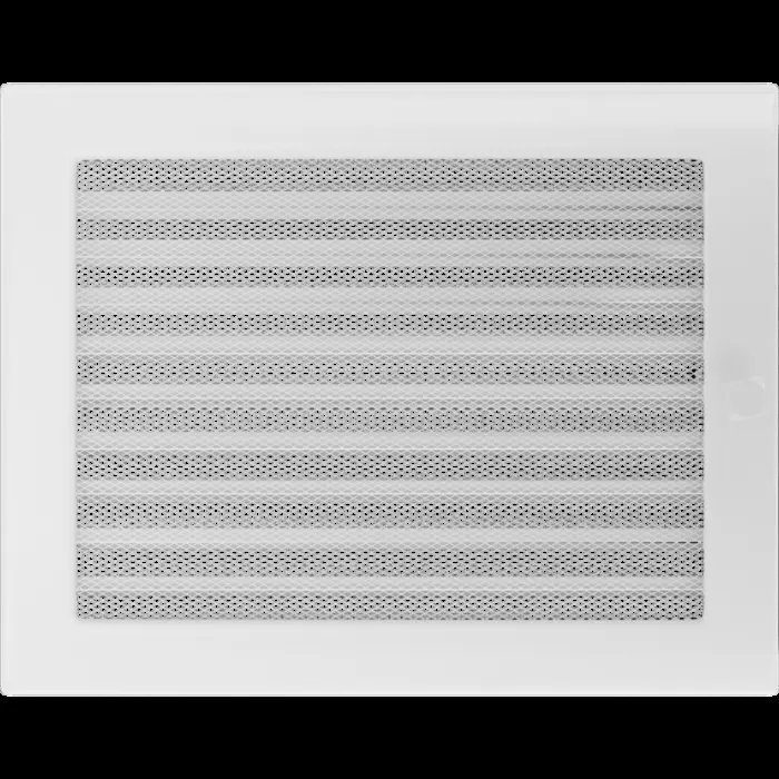 Kratki Камінна решітка Kratki біла з жалюзями 22x30