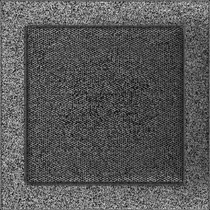 Kratki Камінна решітка Kratki чорно-срібна 22x22