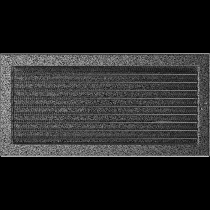 Kratki Камінна решітка Kratki чорно-срібна з жалюзями 22x45
