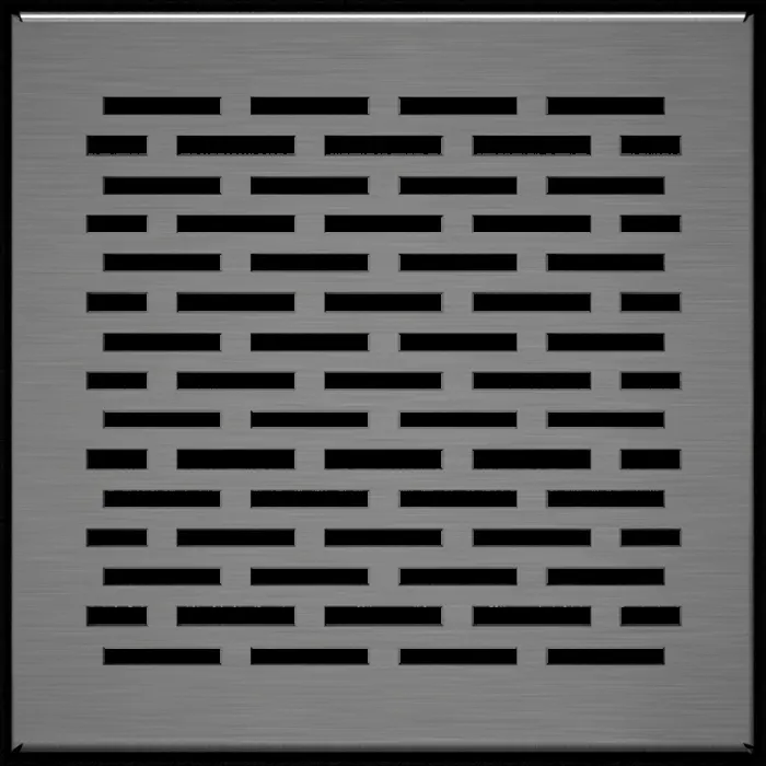 Kratki Камінна решітка Kratki FLOOR шліфована 17x17