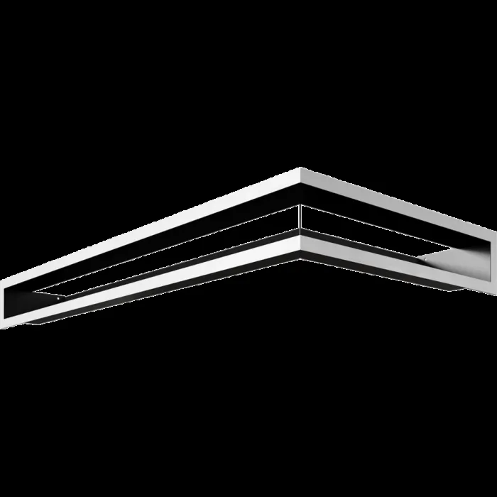 Kratki Камінна решітка Kratki LUFT кутовий лівий шліфований 80x40x9