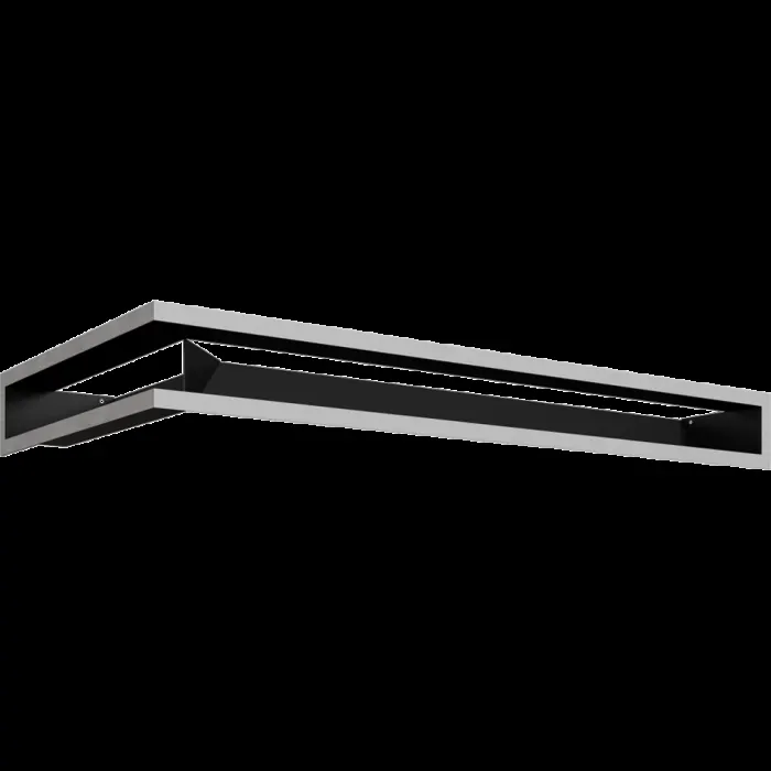 Kratki Камінна решітка Kratki LUFT кутовий правий шліфований 40x80x9