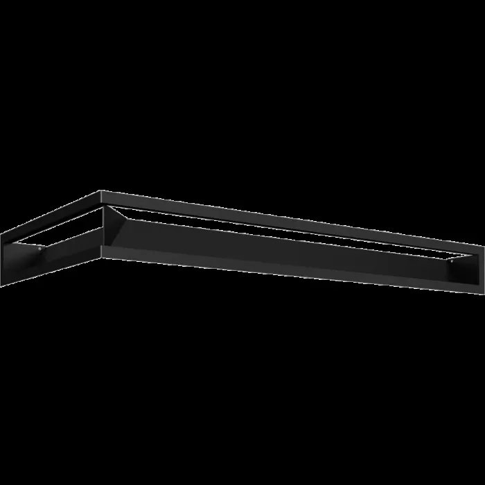 Kratki Камінна решітка Kratki LUFT SF кутовий правий чорний 40x80x9